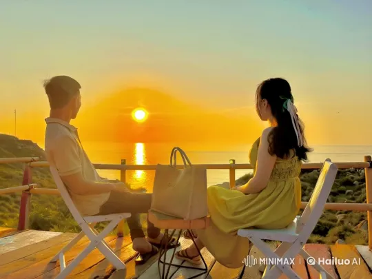 Serene Sunset Kung Fu Display on the Deck – AI Generated Video | Hailuo AI