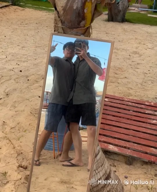 Beach Kung Fu Sparring: Friendship and Athleticism – AI Generated Video | Hailuo AI