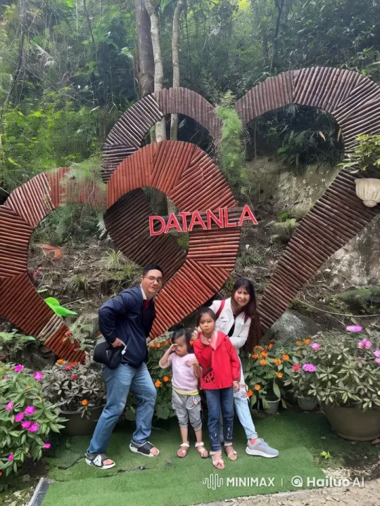 Family Emulates Martial Arts in Lush Setting – AI Generated Video | Hailuo AI