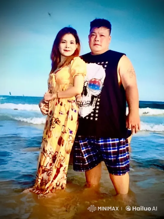 Couple Practicing Kungfu on a Beach with Ocean Waves – AI Generated Video | Hailuo AI