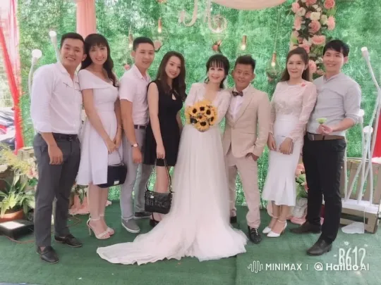 Wedding Party Performs Kungfu in Elegant Garden Setting – AI Generated Video | Hailuo AI