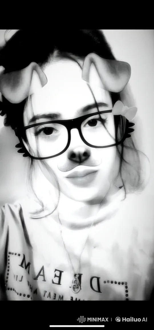 Live2D Animation: Monochromatic Aesthetic with Smoking Character – AI Generated Video | Hailuo AI