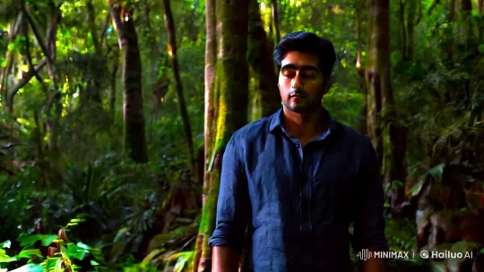 Kishor Stands Tall Amidst Lush Forest's Drama – AI Generated Video | Hailuo AI