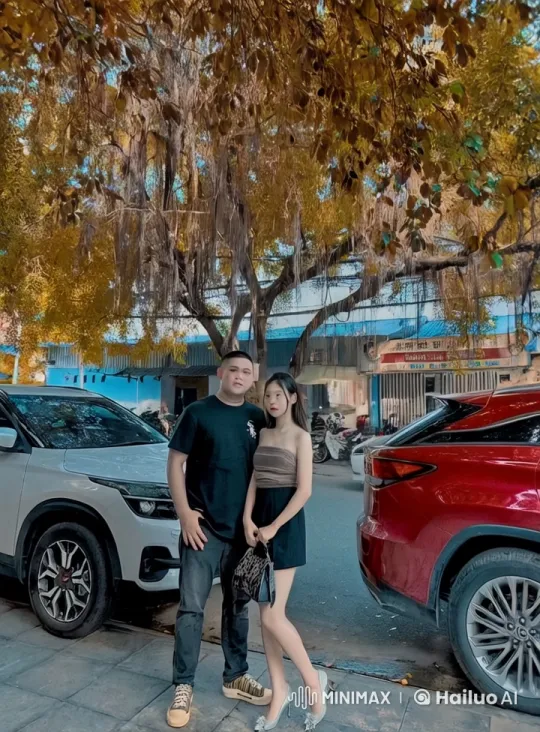 Couple Practicing Martial Arts on Urban Sidewalk – AI Generated Video | Hailuo AI