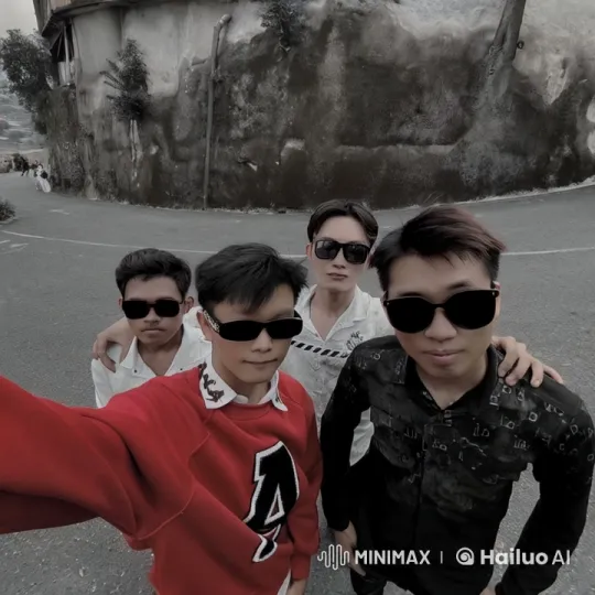 Martial Arts Display with Friends on a Rugged Road – AI Generated Video | Hailuo AI