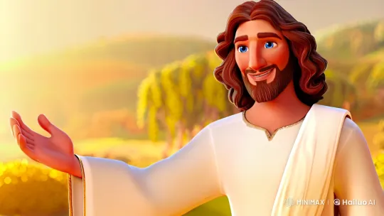 Pixar-Style Jesus: Symbol of Hope and Compassion – AI Generated Video | Hailuo AI