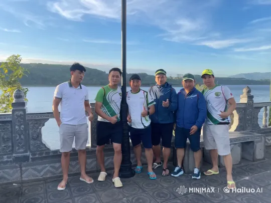Men Practice Martial Arts on Scenic Terrace – AI Generated Video | Hailuo AI