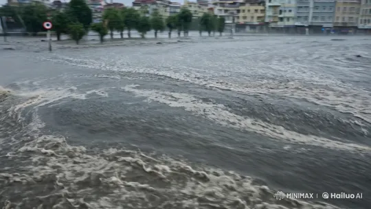 Adana Flooded Streets: Aesthetic Chaos Captured – AI Generated Video | Hailuo AI