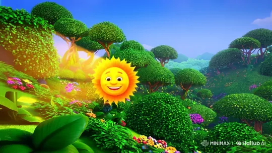 Joyful Jungle: Animated Adventure in Sunshine – AI Generated Video | Hailuo AI
