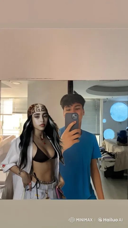 Boy and Girl Share Intimate Moment in Bedroom – AI Generated Video | Hailuo AI