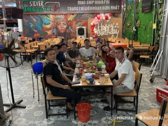 Friends Celebrate with Kungfu Showdown at Birthday Dinner – AI Generated Video | Hailuo AI