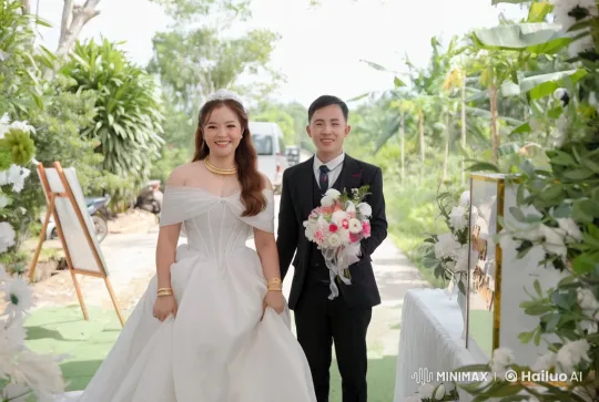 Bride and Groom's Martial Arts Wedding Dance – AI Generated Video | Hailuo AI