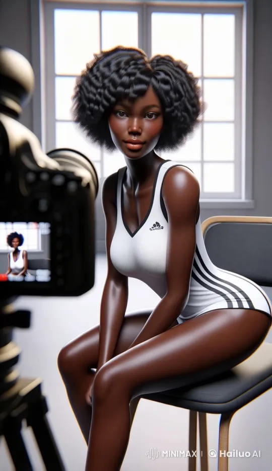 Glamorous Vintage-Inspired Lingerie Photoshoot – AI Generated Video | Hailuo AI