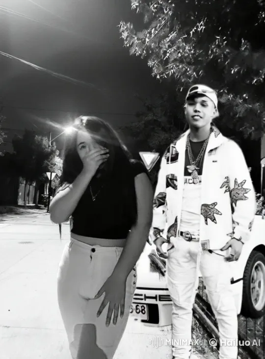 Young Couple Embraces and Kisses on a Nighttime Street – AI Generated Video | Hailuo AI
