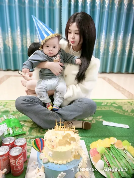 Kung Fu Celebration: Woman and Baby's Playful Fight – AI Generated Video | Hailuo AI