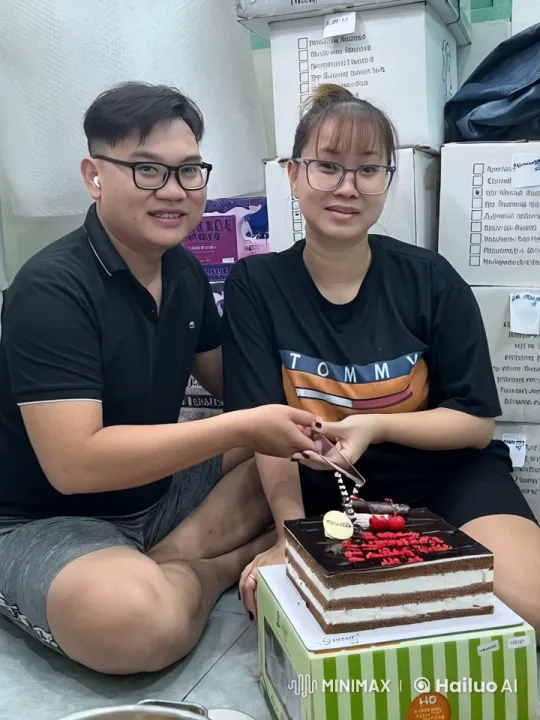 Couple Combines Cake Cutting with Martial Arts Display – AI Generated Video | Hailuo AI