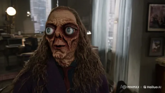 Ultra-Extreme Close-up of Gore-Mr Burns in Pixar-Style Animation – AI Generated Video | Hailuo AI
