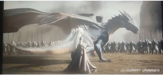 Dragon and Rider Over the Glistening Sea – AI Generated Video | Hailuo AI