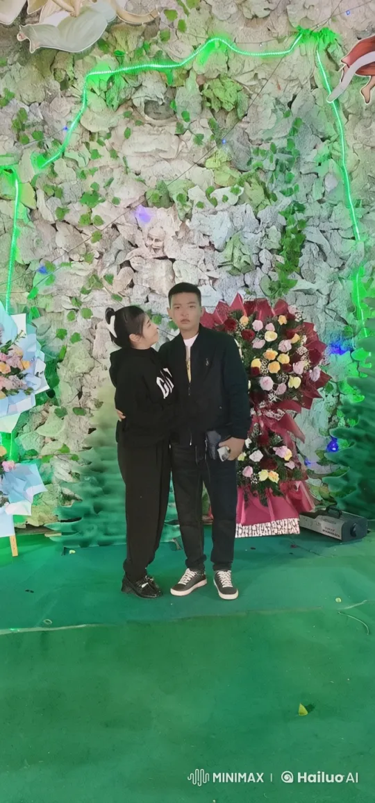 Couple Performs Dynamic Martial Arts in Lush Setting – AI Generated Video | Hailuo AI