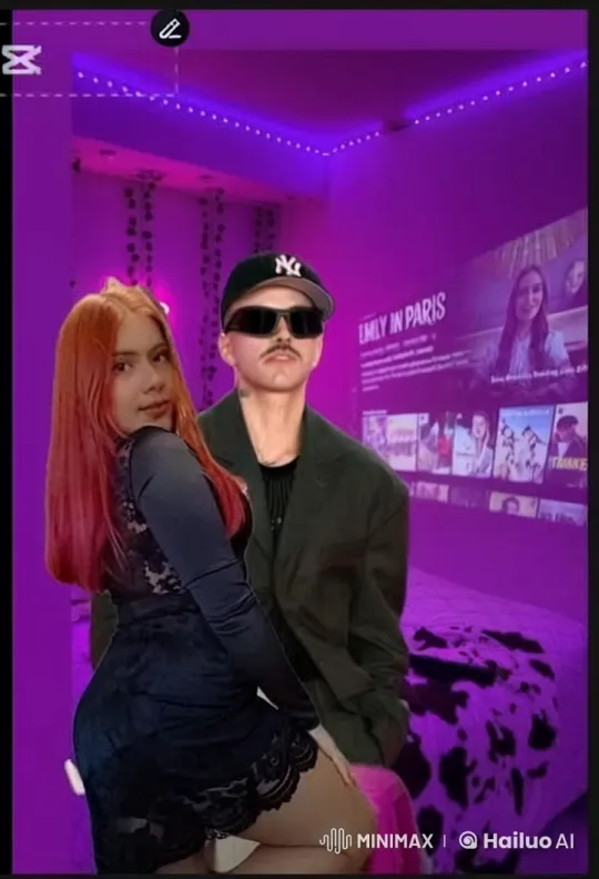Romantic Encounter in a Cozy, Dimly Lit Room – AI Generated Video | Hailuo AI