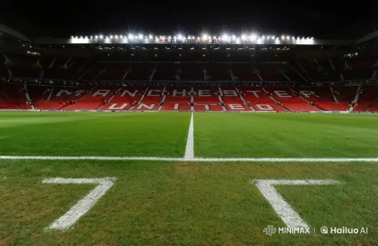 Nighttime Panorama of Empty Manchester United Stadium – AI Generated Video | Hailuo AI