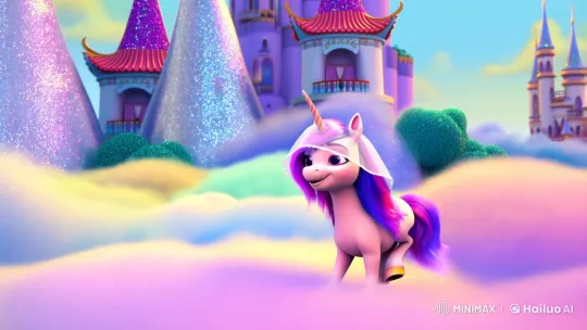 Enchanted Unicorn Prances Through Oriental Dreamscape – AI Generated Video | Hailuo AI