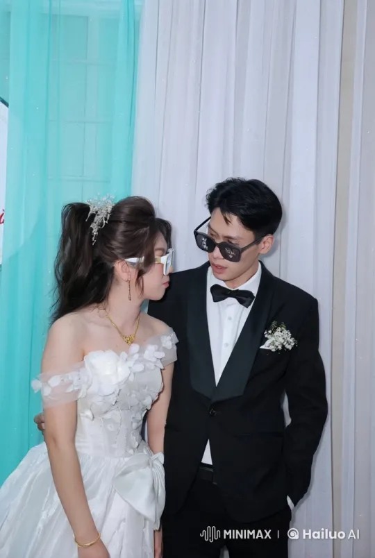 Married Couple Showcases Martial Arts Skills in Wedding Video – AI Generated Video | Hailuo AI