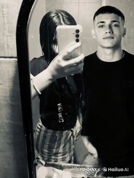 Couple Reflects Affection in Mirror Moment – AI Generated Video | Hailuo AI