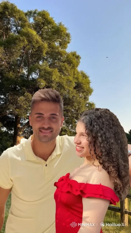 Affectionate Couple in Park on Sunny Day – AI Generated Video | Hailuo AI