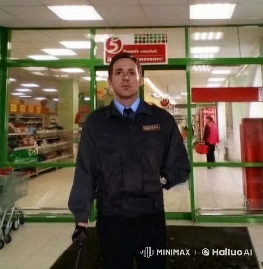 Security Guard Foils Robbery with Swift Response – AI Generated Video | Hailuo AI