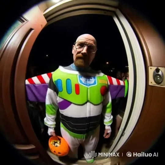 Buzz Lightyear Costume Mistake Leads to Unintentional Bread Distribution – AI Generated Video | Hailuo AI