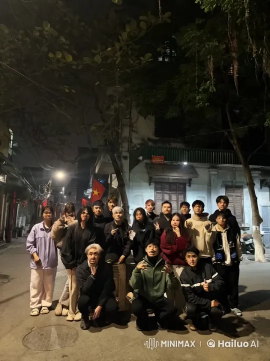 Vietnamese Group Practices Kung Fu on Urban Street – AI Generated Video | Hailuo AI
