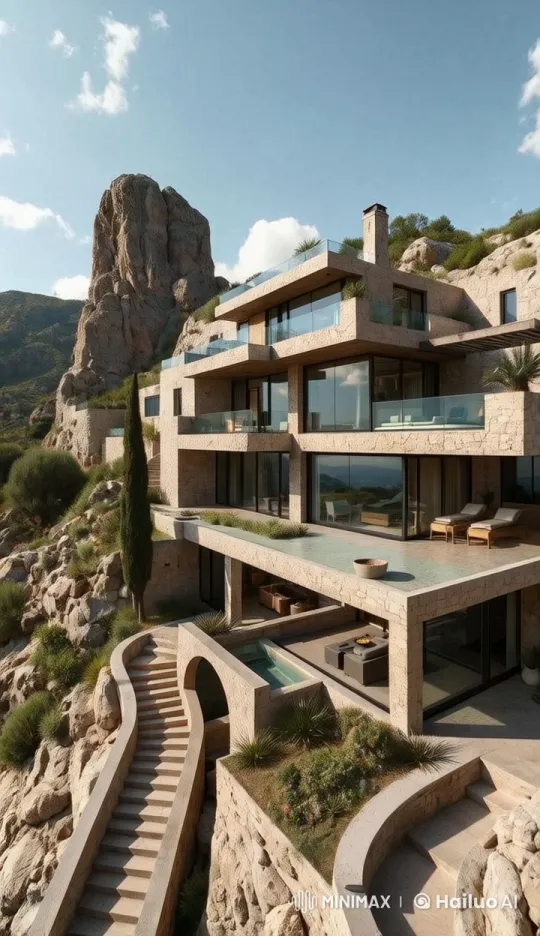 Luxury Modern Home with Panoramic Nature Views – AI Generated Video | Hailuo AI