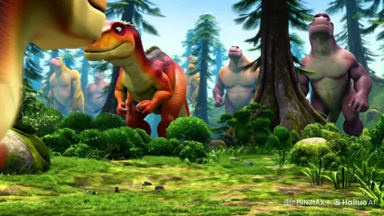 Tiny Dinosaur, Giant Heart: Unbeatable Courage – AI Generated Video | Hailuo AI