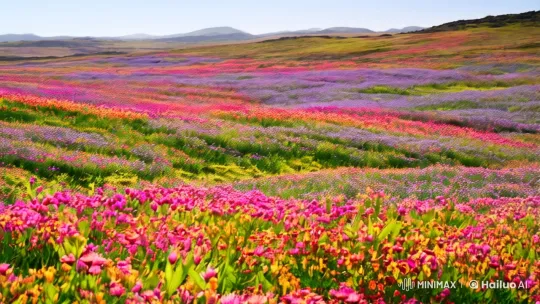 Alien Creature Discovered in Swaying Flower Field – AI Generated Video | Hailuo AI