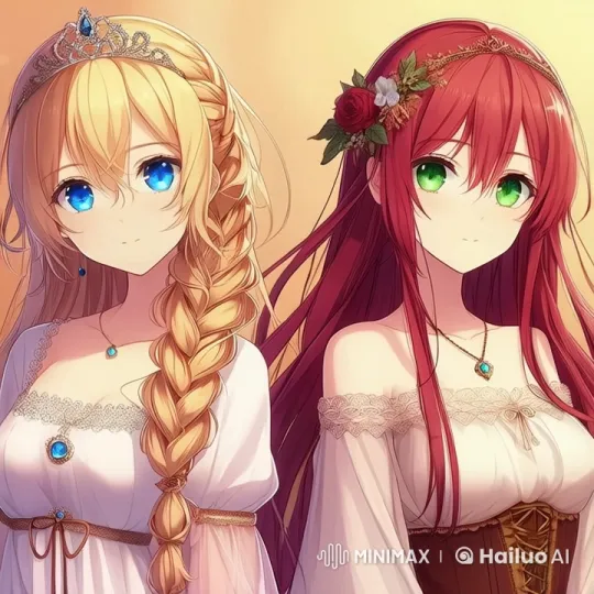 Elegant Medieval Characters in Live2D Animation – AI Generated Video | Hailuo AI