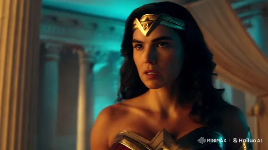 Wonder Woman Queries 'Wen $THETA Coinbase?' in Cinematic Clip – AI Generated Video | Hailuo AI