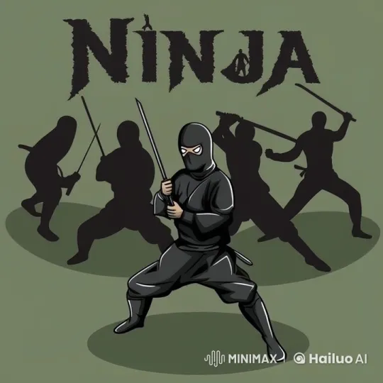 Ninja Combat Dynamics in Live2D Animation – AI Generated Video | Hailuo AI