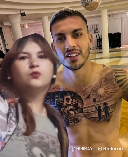 Intimate Kiss in a Decorated Room with Detailed Tattoos – AI Generated Video | Hailuo AI