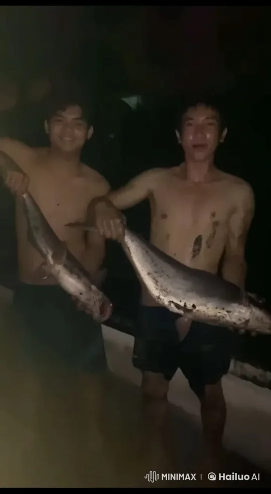 Fishing and Intimate Kisses in the Night – AI Generated Video | Hailuo AI