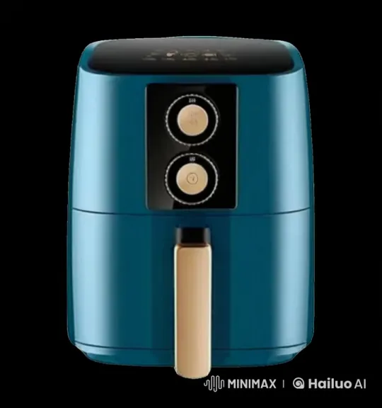 AirFryer 1500W 5L Sale: Vibrant Poster with Animated Foods – AI Generated Video | Hailuo AI