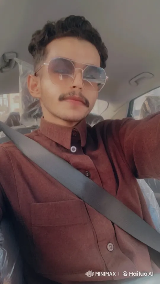 Young Man Smoking in a Stationary Car – AI Generated Video | Hailuo AI
