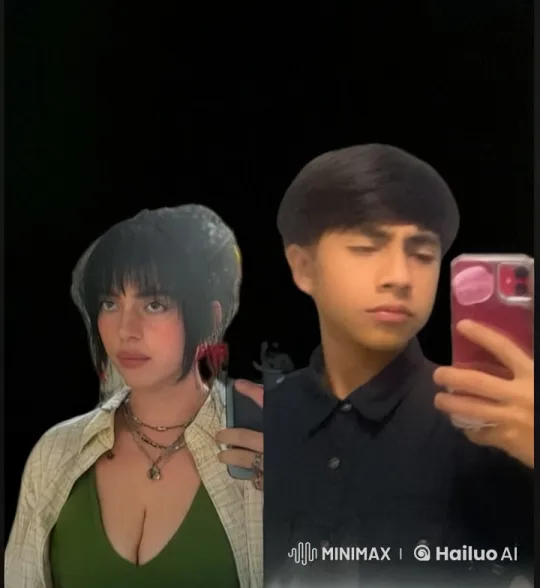 Boy Kisses Girl on the Cheek in Intimate Moment – AI Generated Video | Hailuo AI