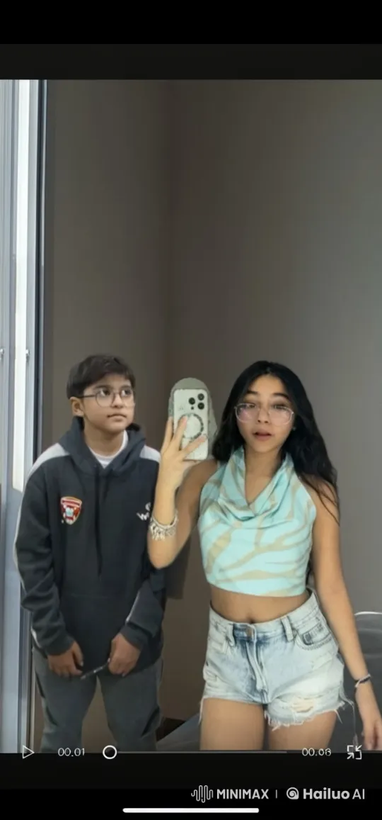 Boy Kisses Girl Taking a Selfie – AI Generated Video | Hailuo AI
