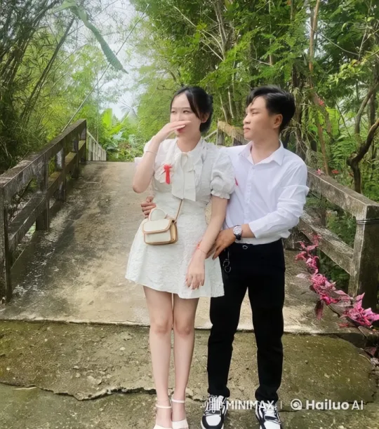 Rustic Bridge Martial Arts Display by Couple – AI Generated Video | Hailuo AI