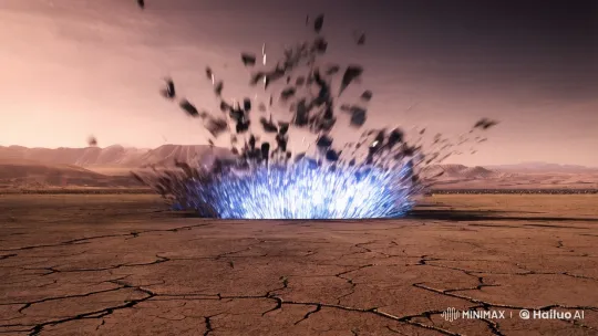 Ancient Alien War Machine Awakens in Desolate Wasteland – AI Generated Video | Hailuo AI