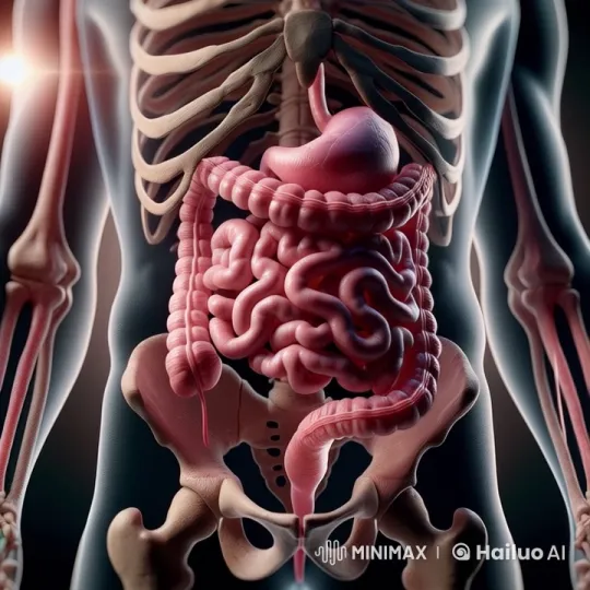 Dynamic 3D Visualization of Human Digestive System – AI Generated Video | Hailuo AI
