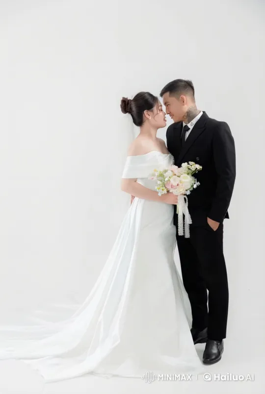 Wedding Elegance Meets Martial Arts Grace – AI Generated Video | Hailuo AI