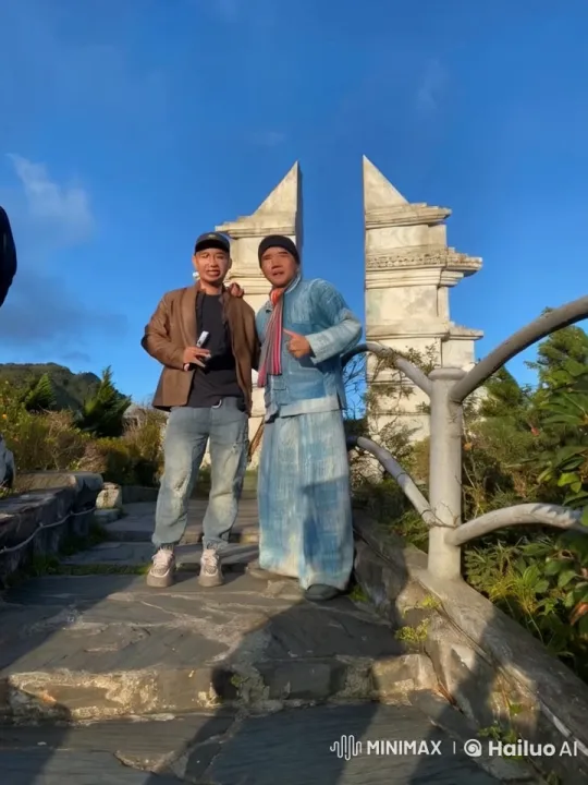 Traditional and Casual Attire: Kungfu Performance in Scenic View – AI Generated Video | Hailuo AI