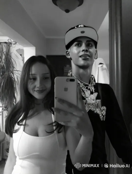 Young Couple Shares Romantic Moment in Intimate Selfie – AI Generated Video | Hailuo AI